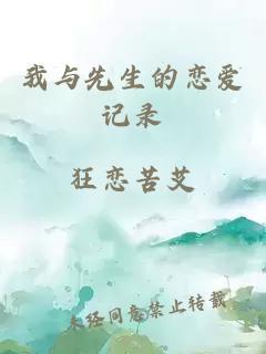 我与先生的恋爱记录